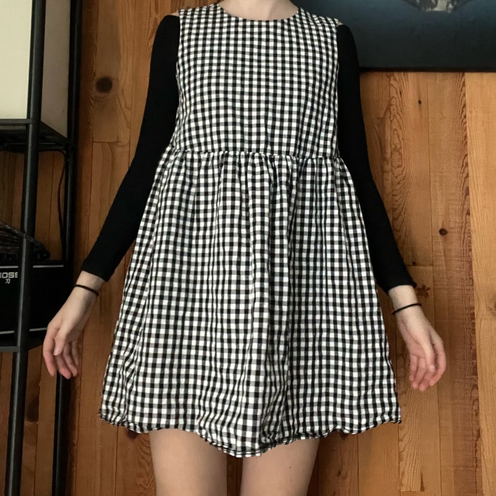 ASOS Gingham Babydoll Dress